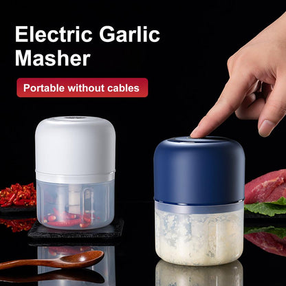 Rechargeable Electric Garlic Masher & Wireless Food Blender