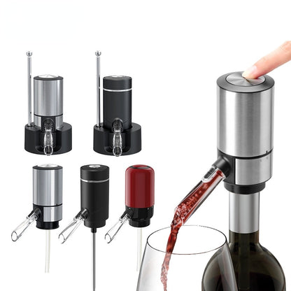 One-Touch Electric Wine Aerator and Automatic Decanter for Parties