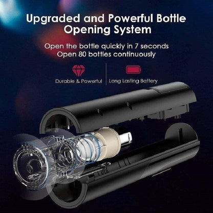 Automatic Electric Wine Opener with Foil Cutter