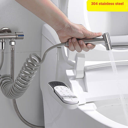 304 Stainless Steel Handheld Bidet Sprayer - Self-Cleaning Shower Nozzle Set