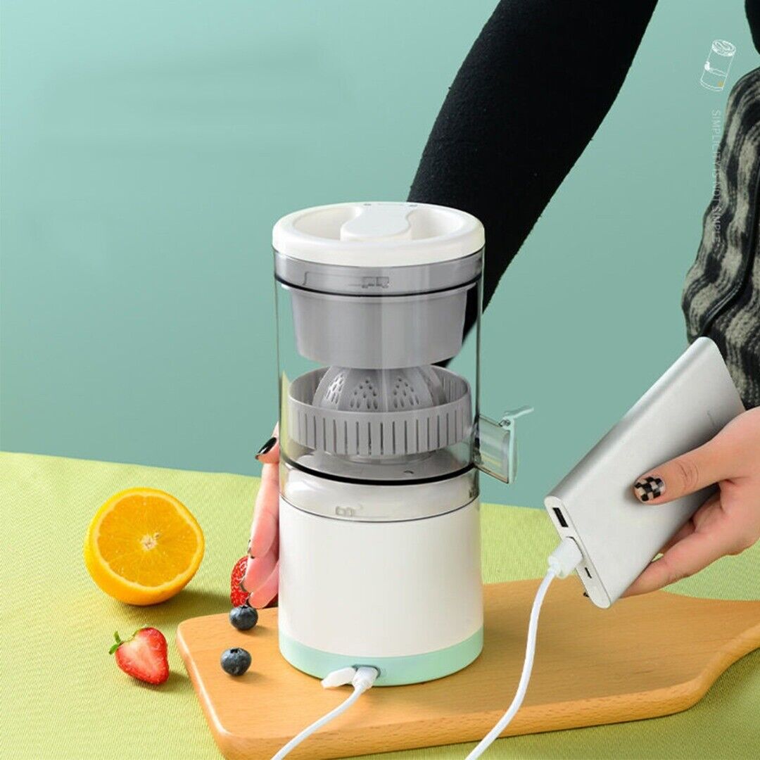 USB Rechargeable Portable Juicer - Wireless, Residue-Free, Automatic Fruit Press for Home Kitchen