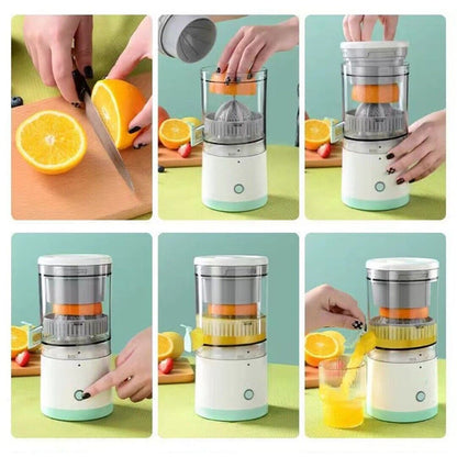 USB Rechargeable Portable Juicer - Wireless, Residue-Free, Automatic Fruit Press for Home Kitchen