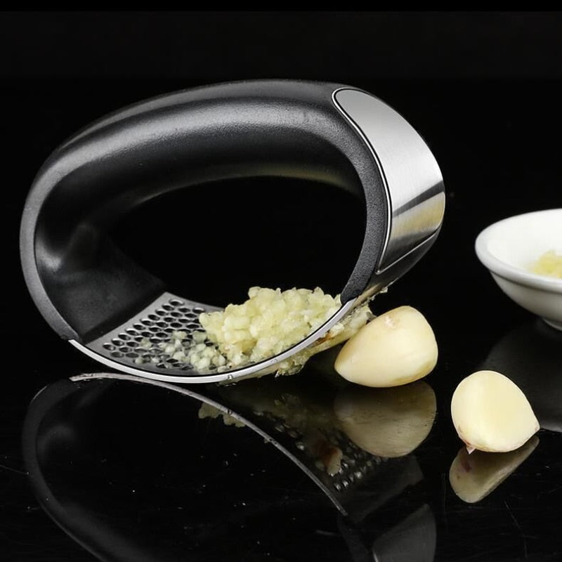 Stainless Steel Manual Garlic Press and Mincer