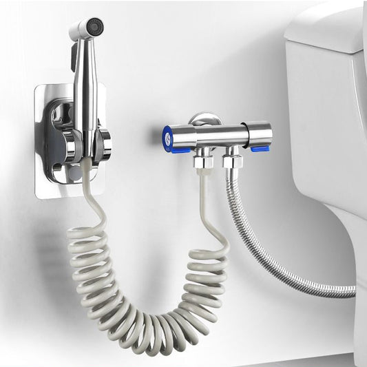 304 Stainless Steel Handheld Bidet Sprayer - Self-Cleaning Shower Nozzle Set