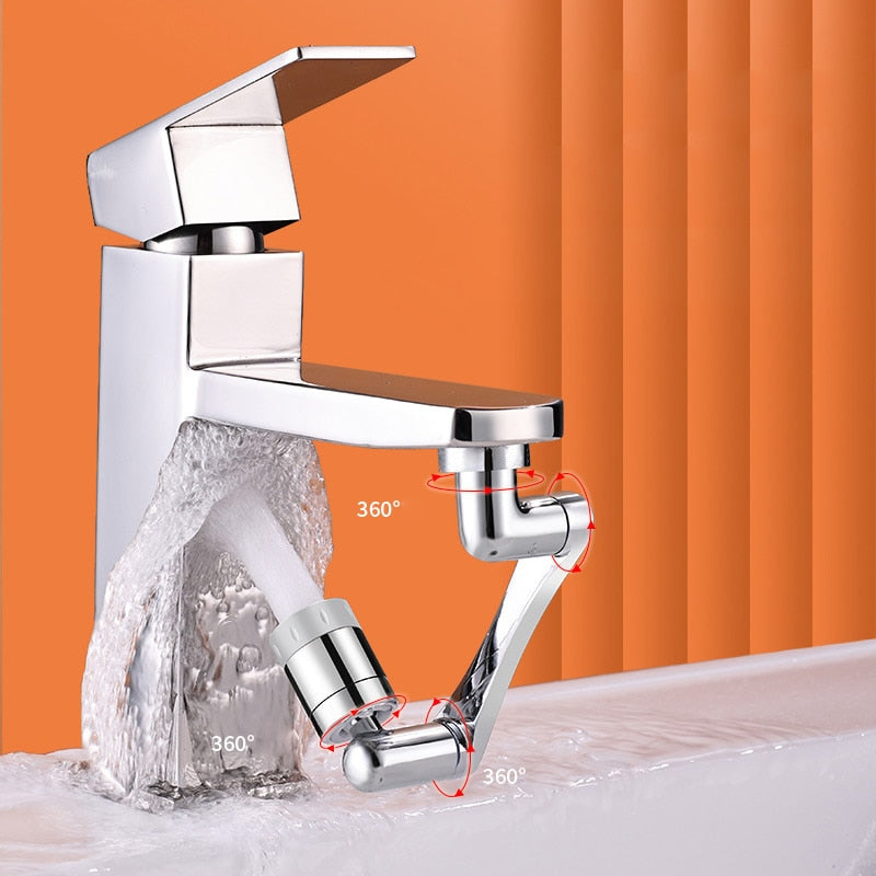 Stainless Steel 1080 Swivel Robotic Arm Faucet Aerator With 2 Water F   S218f24bef9b548f4862e292afe3afe07d 