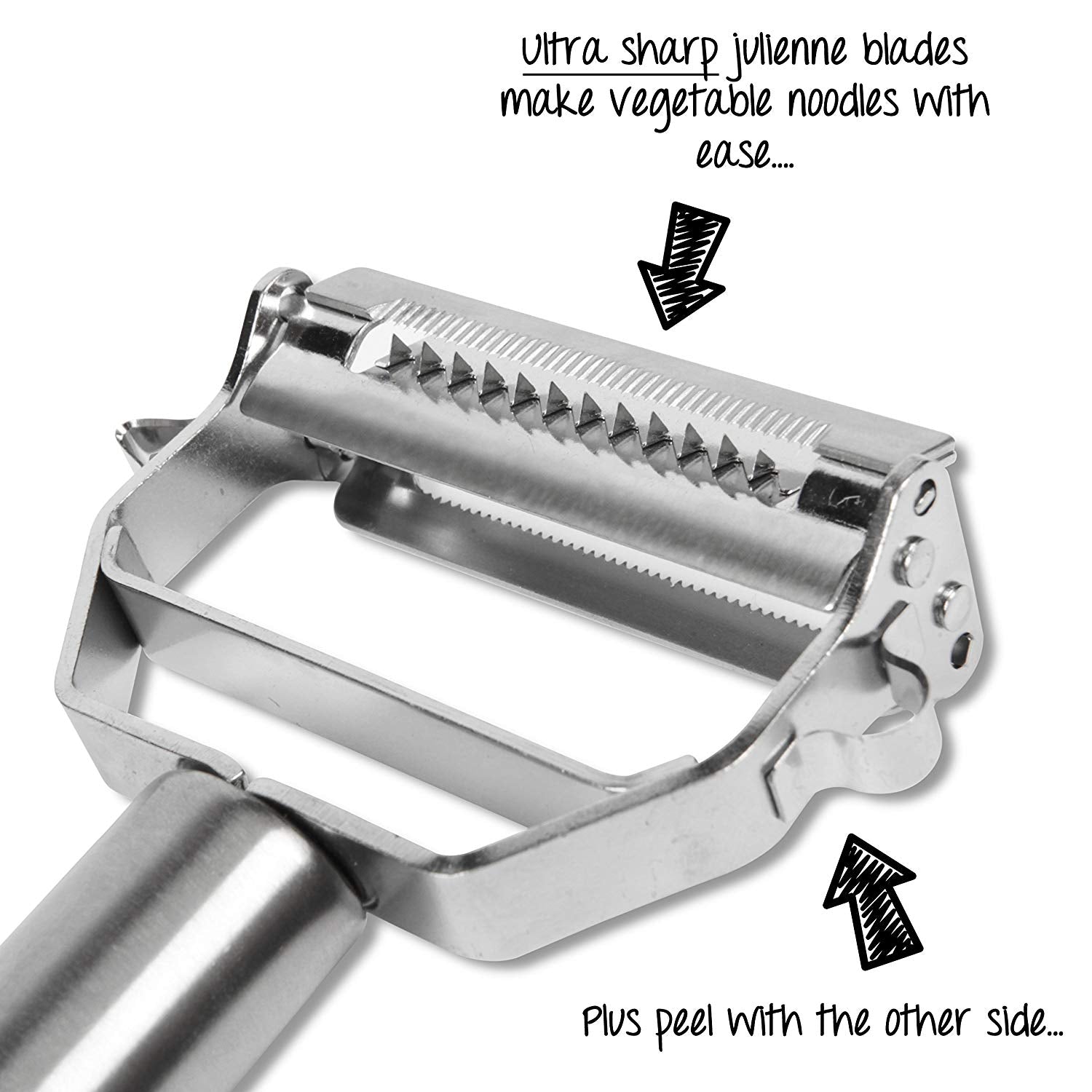 Stainless Steel Multi-Use Peeler/Slicer/Julienne Slicer
