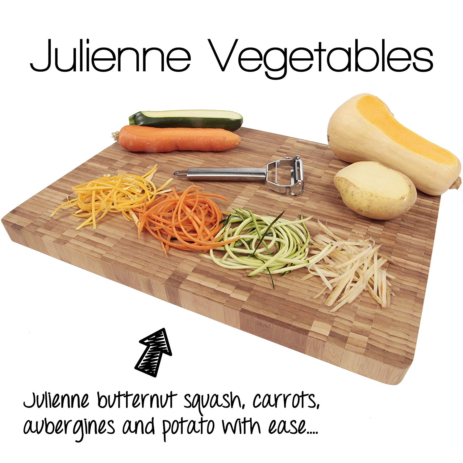 Eva Stainless Steel Vegetable Peeler - Julienne Slicer, Shredder - Fruit,  Potatoes, Carrot, Cucumber - Kitchen, Home Staple - Perfect Housewarming  Gift, Potato Peeler 