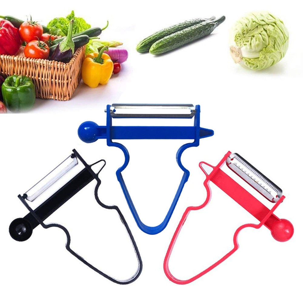 ReNext Multifunction Stainless Steel Julienne Peeler Vegetable Peeler  Double Planing Grater Kitchen Accessories Cooking Tools