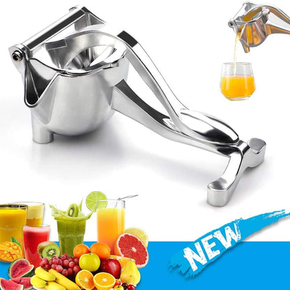 Aluminum Alloy Manual Juice Squeezer - Hand Pressure Fruit Juicer for Kitchen & Bar